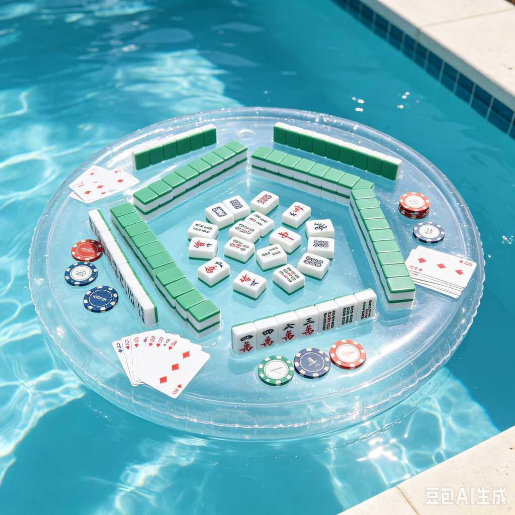 travel mahjong mat mini